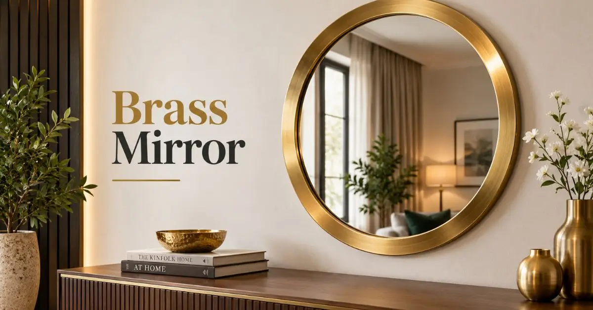 Brass Mirror Styling Guide: Shapes, Finishes, & Sizing